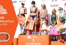 Юлія Профіс та Сергій Оксенюк перемагають на 3rd Odesa Half Marathon 2018. У Юлії рекорд траси!