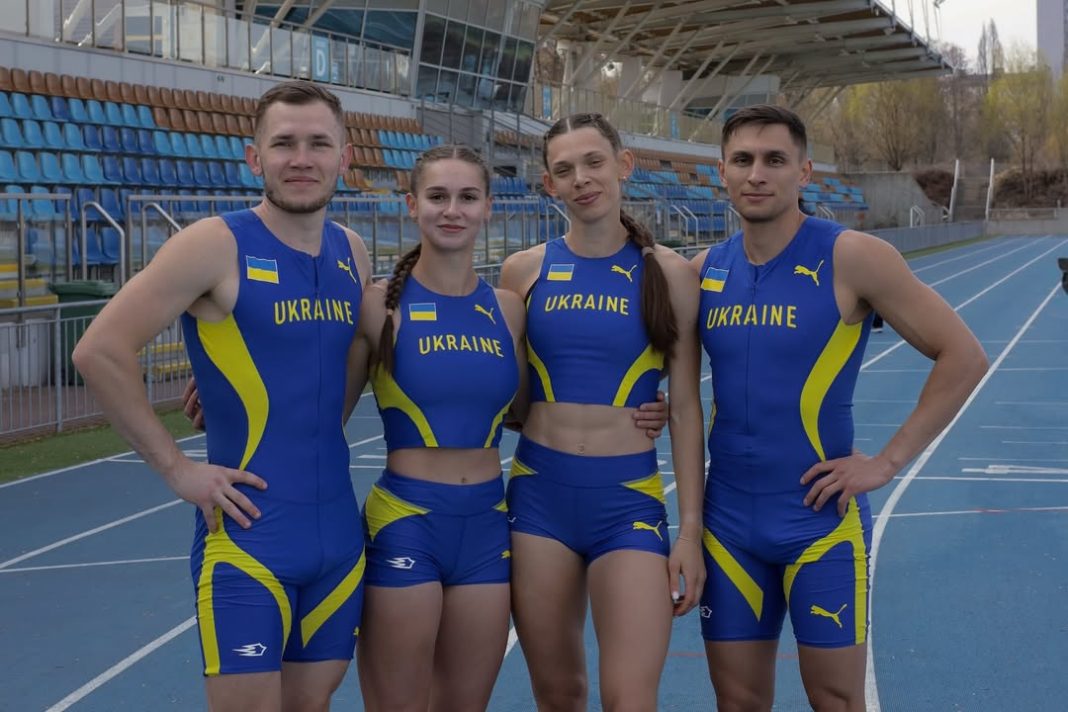 естафета 4х100